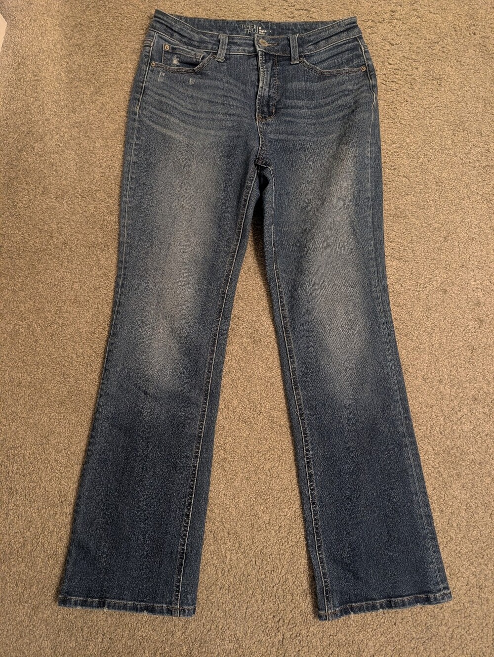 Time and Tru Dark Blue Bootcut Jeans Size 8